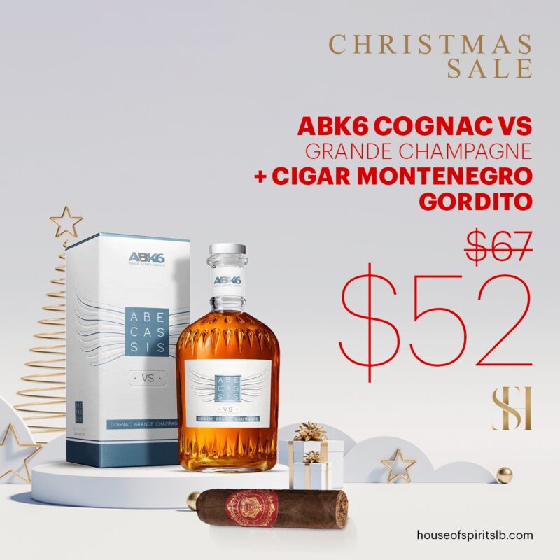 Cognac ABK6 VS Grande Champagne + Cigar Montenegro