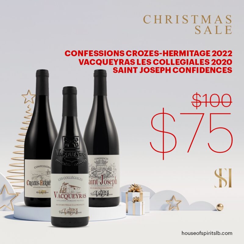 Crozes Hermitage -Vacqueyras -Confidences Saint-joseph