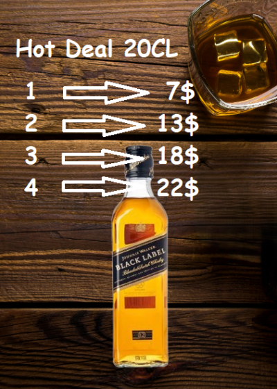 Johnnie Walker Black Label 20cl Offer