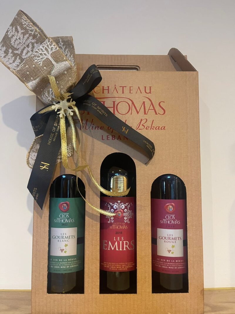 Chateau St. Thomas Coffret 3 Bottles ( Emirs-Gourmet Red-Gourmet Blanc)