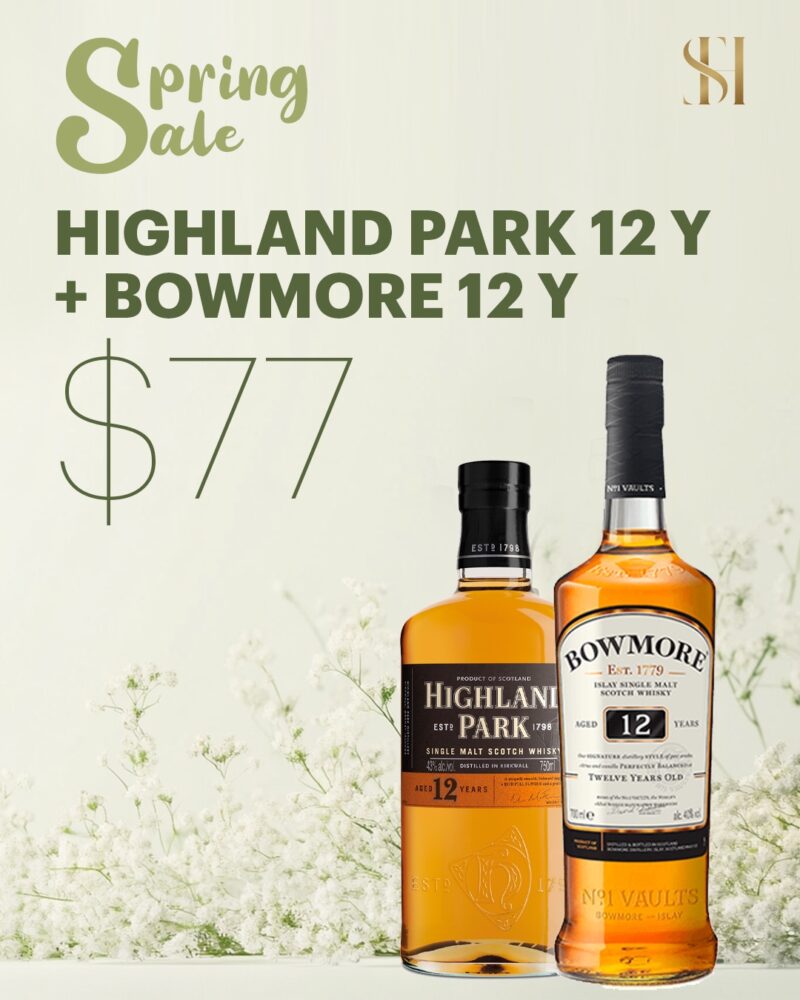 Highland Park 12y + BowMore 12Y