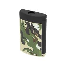 S.T Dupont Lighter Maxijet Camouflage Green