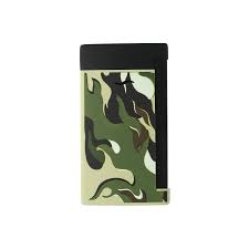 S.T Dupont Lighter Slim Camouflage green/black