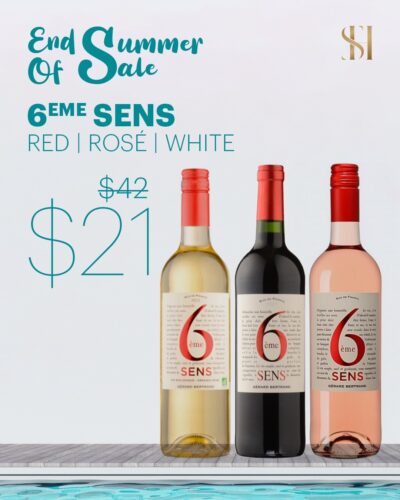 End Of Summer Sale. 6eme Sens (Red/Rose/White)