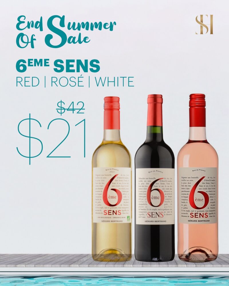 End Of Summer Sale. 6eme Sens (Red/Rose/White)