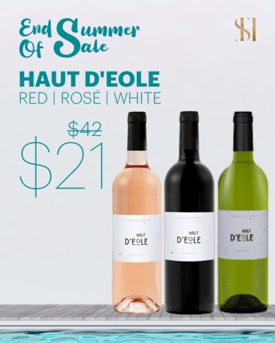 End Of Summer Sale. Haut D'Eole (Red/Rose/White)