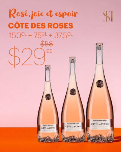 Cote Des Roses Rosé ( 150cl+75cl+37.5cl)