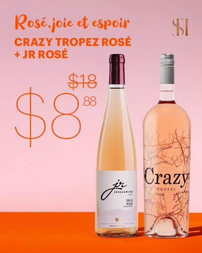 Crasy Tropez Rosé & JR Jordan Rosé