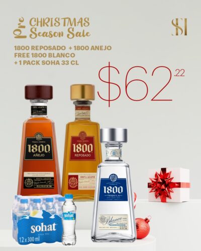 1800 Tequila. Pre Christmas Season Sale