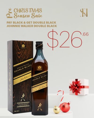 Johnnie Walker Double Black Label.Pre Christmas Season Sale