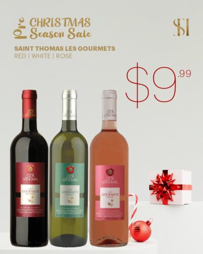 Saint Thomas Les Gourmets.Pre Christmas Season Sale
