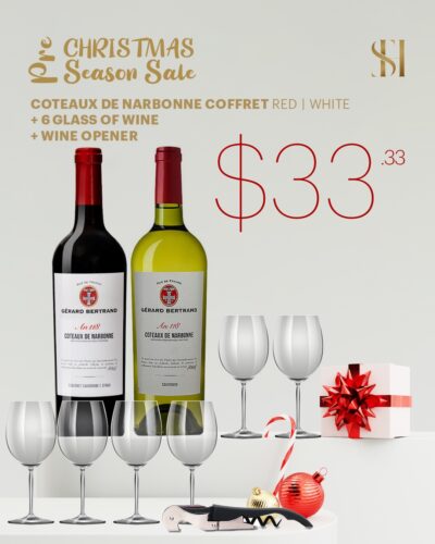 Coteaux De Narbonne Coffret. Pre Christmas Season Sale