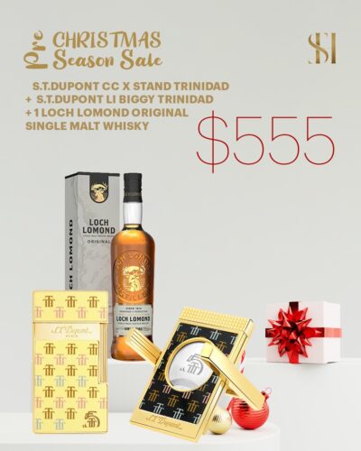S.T.Dupont Cutter X Stand + LI Biggy Trinidad. Pre Christmas Season Sale