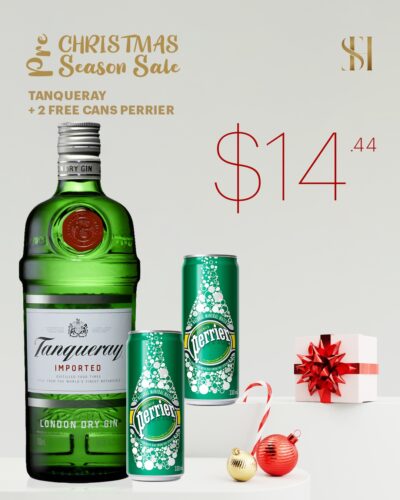 Tanquery Gin.Pre Christmas Season Sale