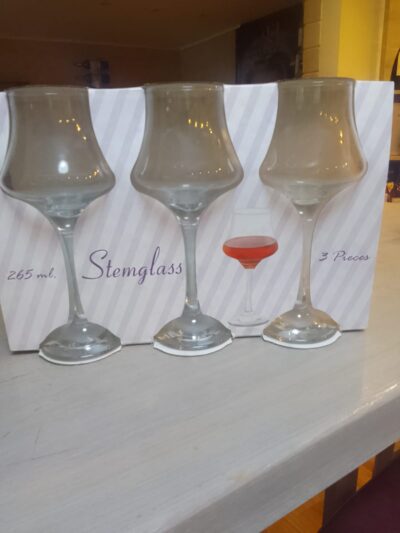 Wine Glass 3Pc Set 265ML