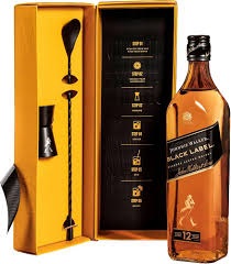 Johnnie Walker Black Label 70cl Cocktail Kit